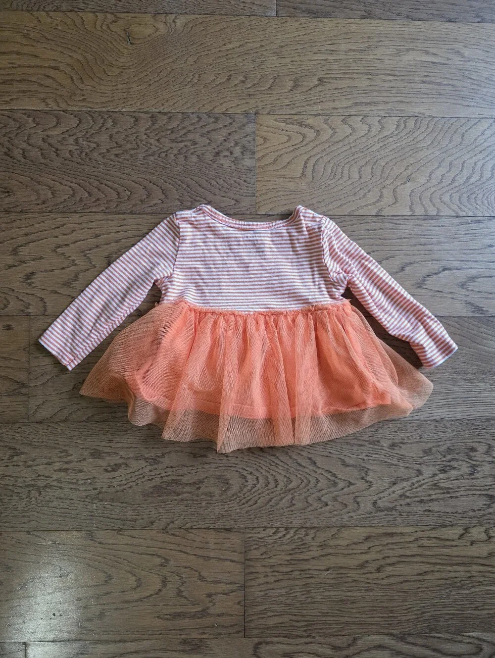 Carter's Pumpkin Tutu Top Orange 9 Months